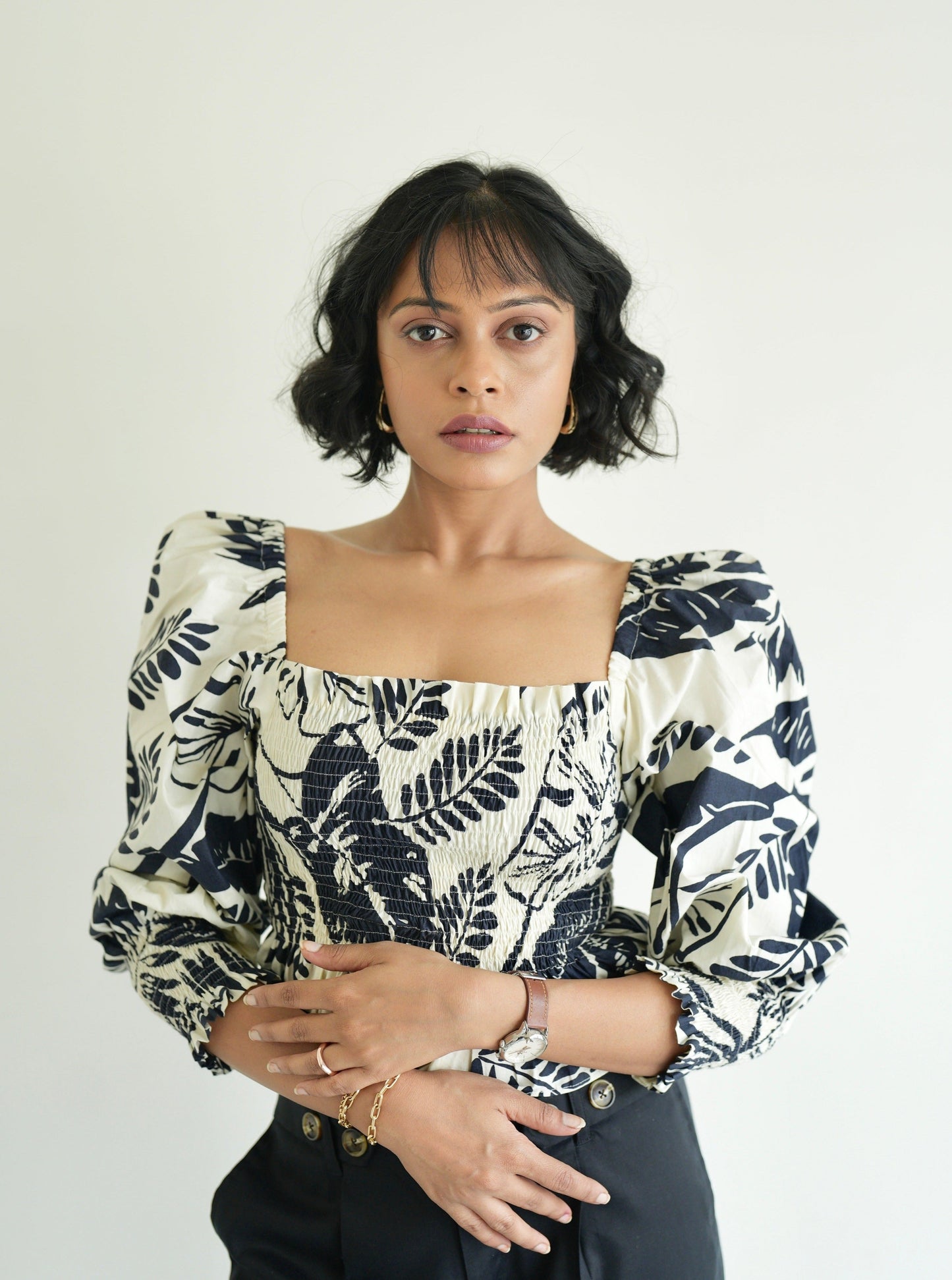 Fleur Puffy Sleeve Top