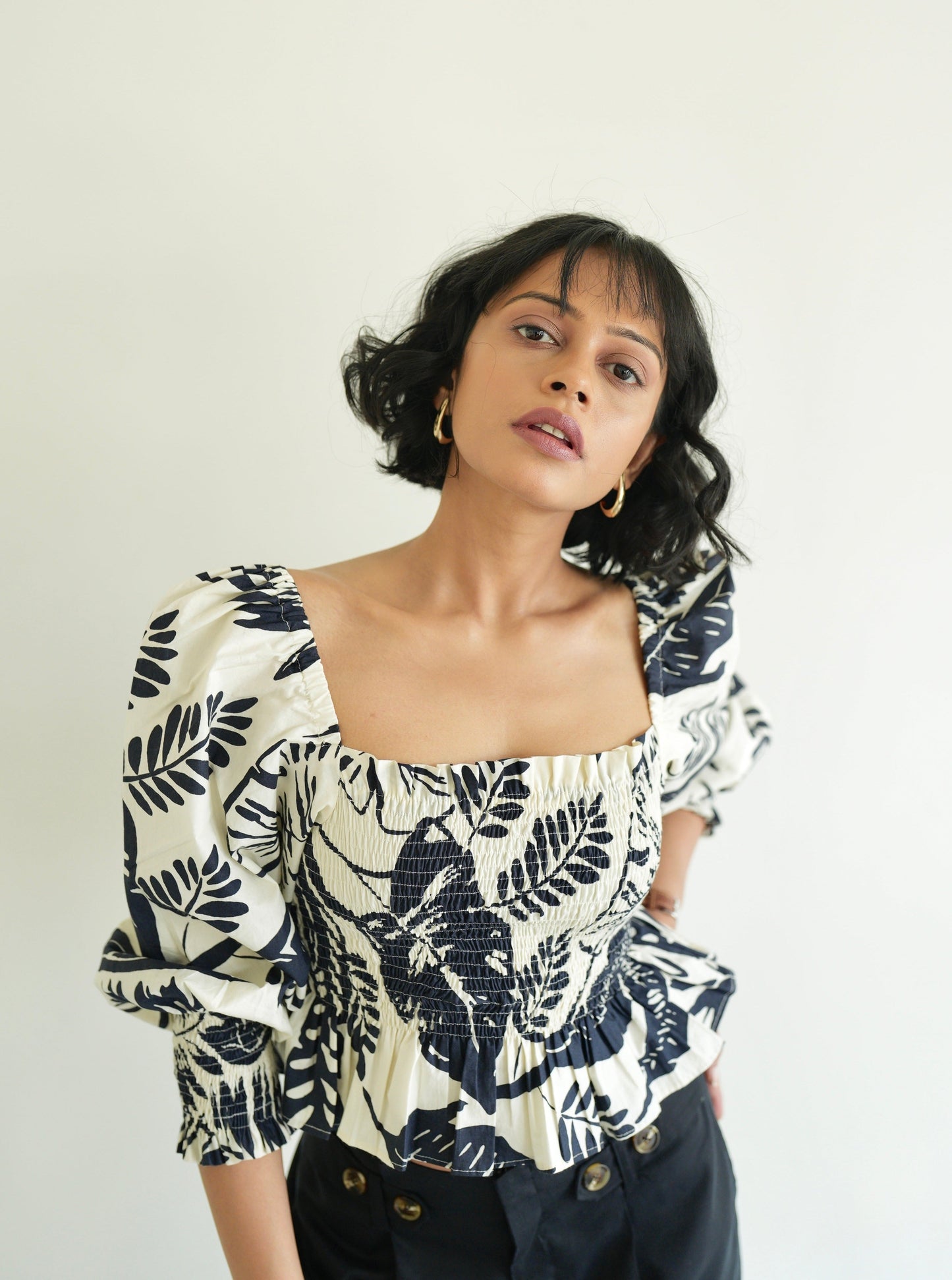 Fleur Puffy Sleeve Top