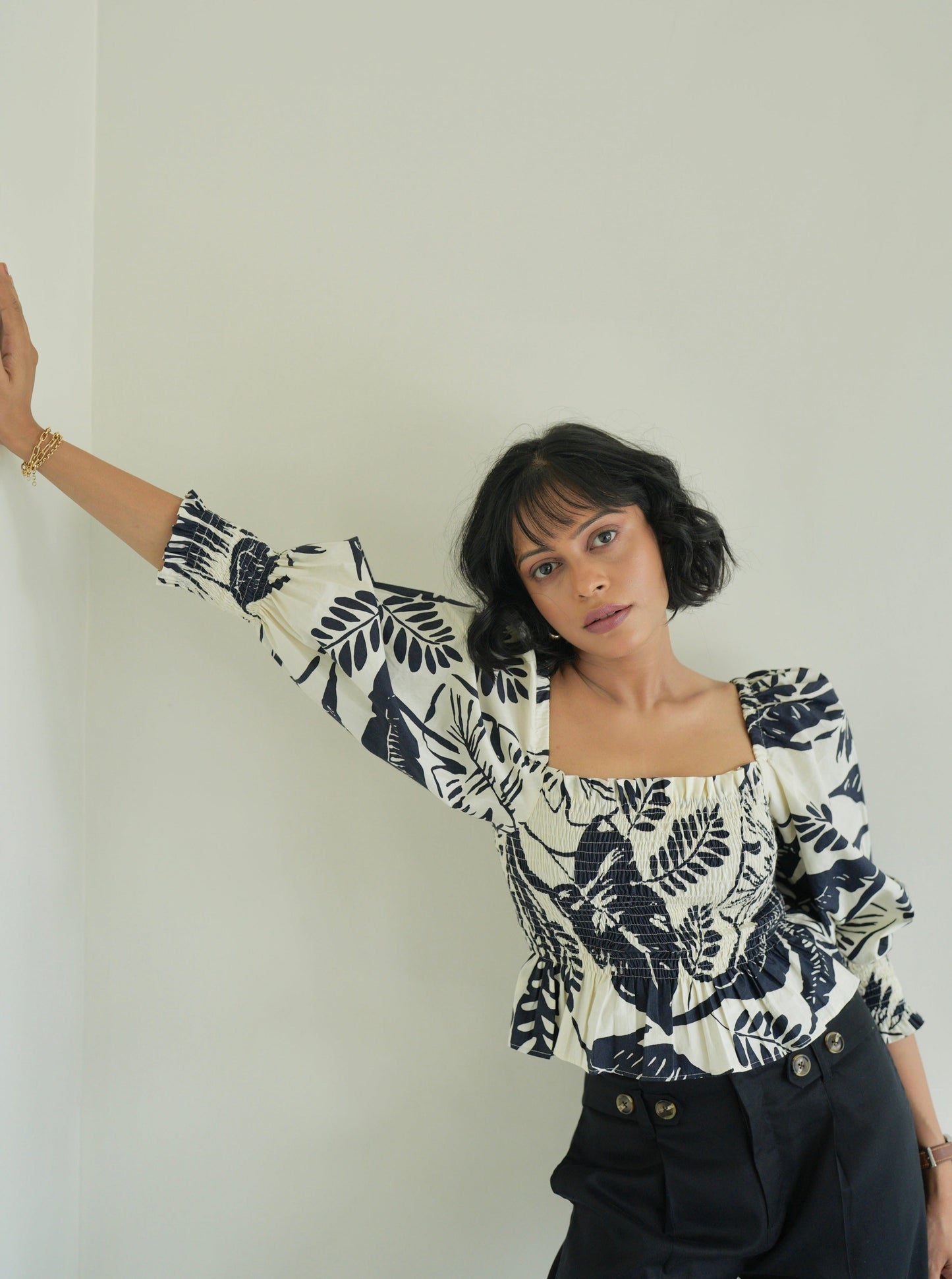 Fleur Puffy Sleeve Top