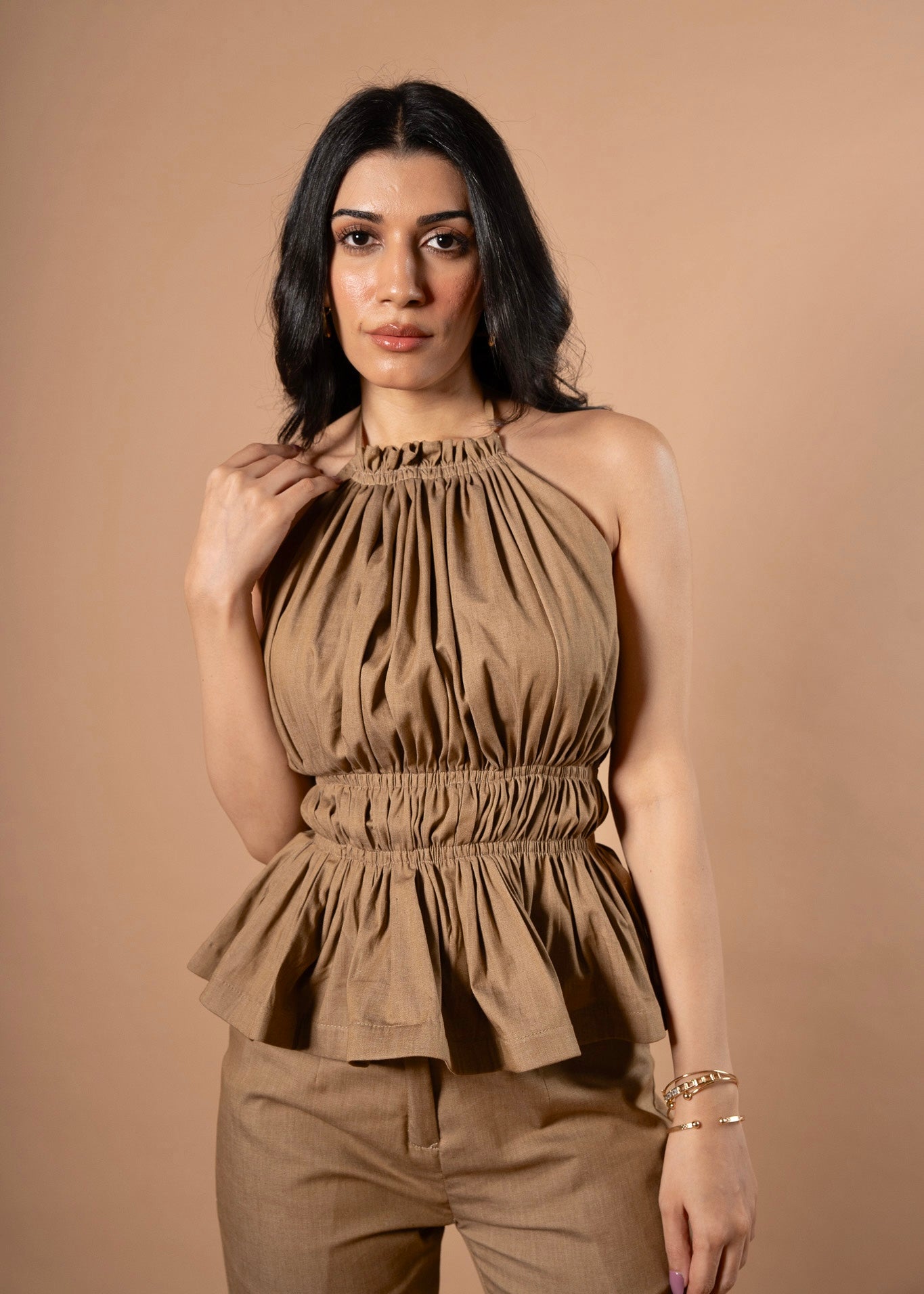 Sahara Gathered Top