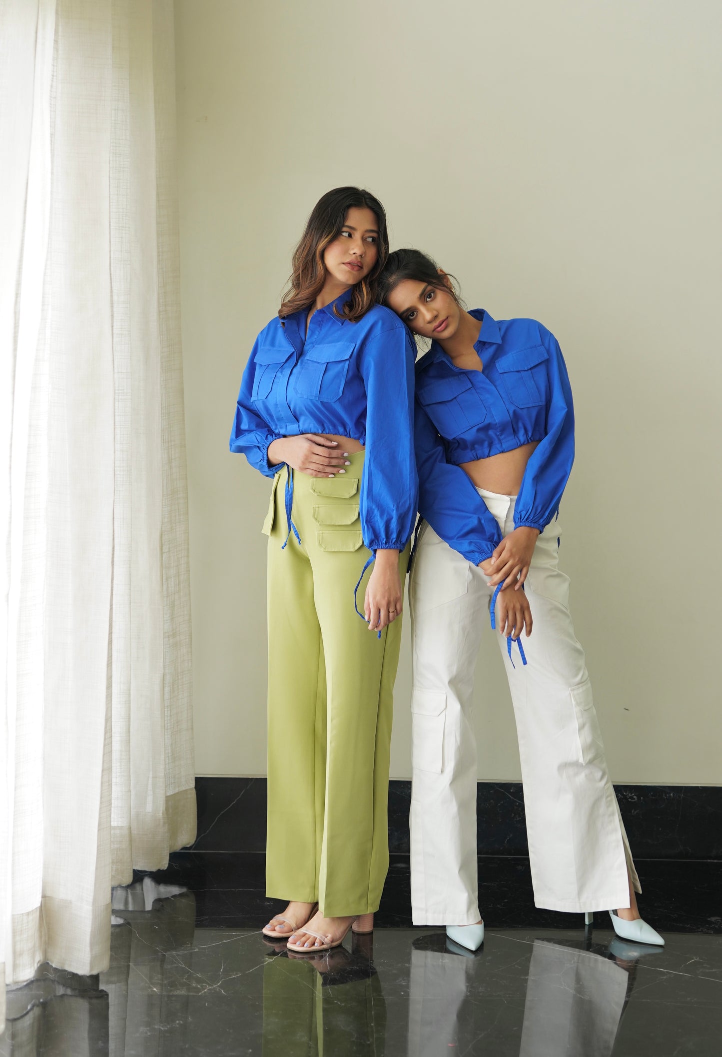 White Utility Pants