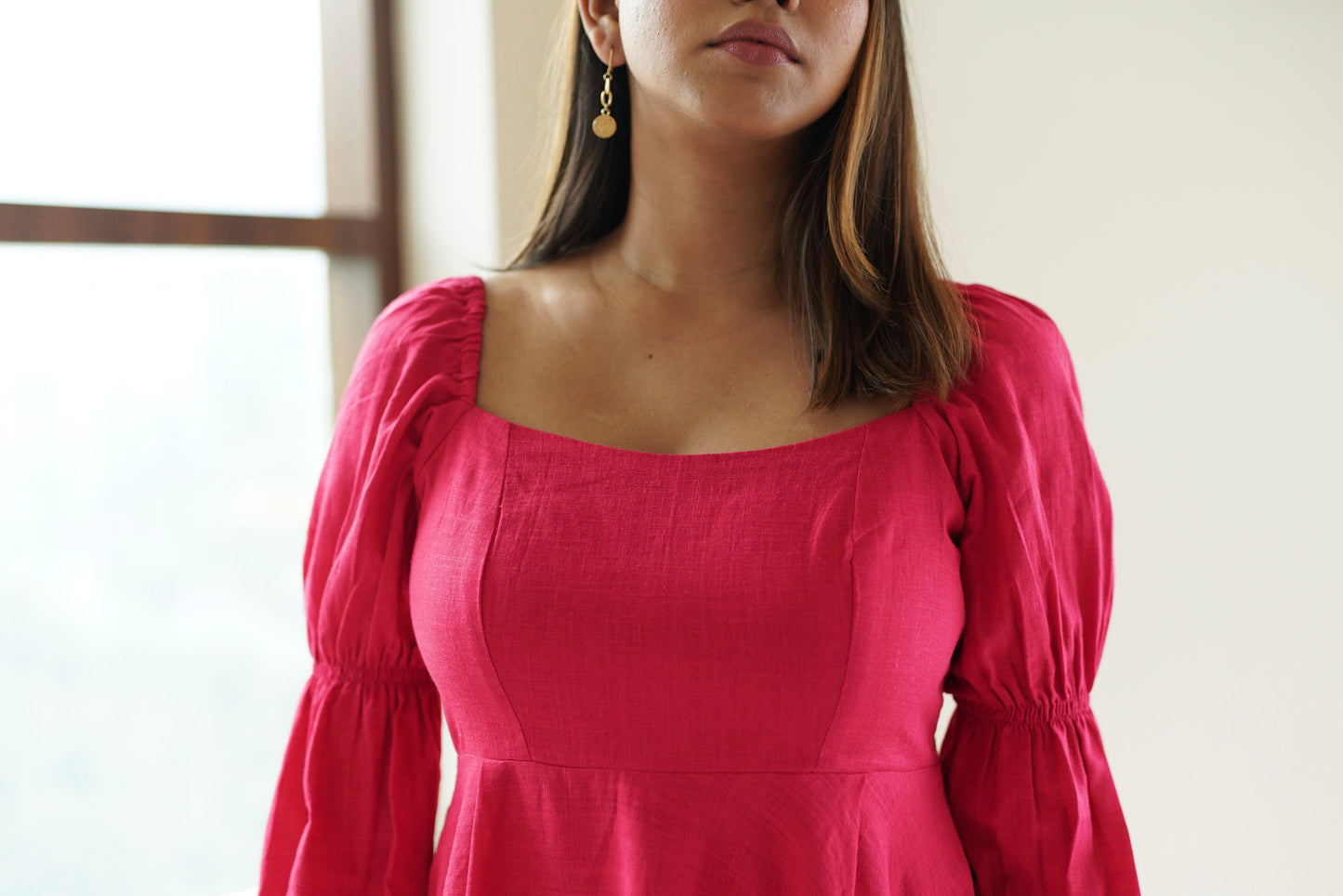 Peony Pink Flare Dress