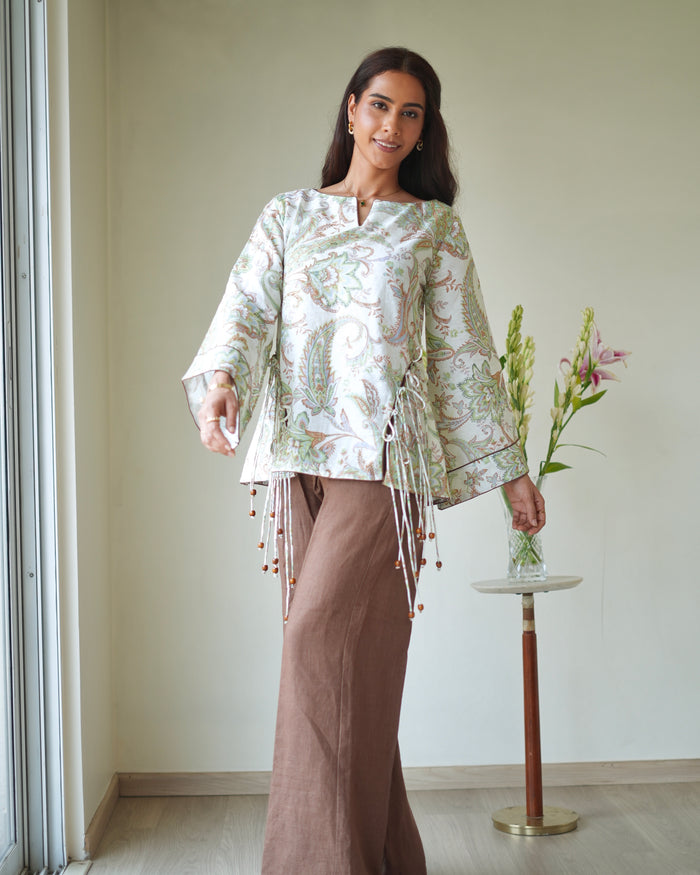 Dahlia Top & Umber Trousers Set