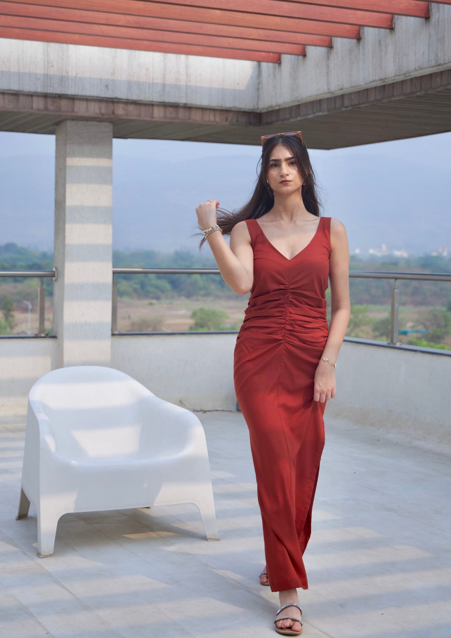 Sienna Gathered Dress