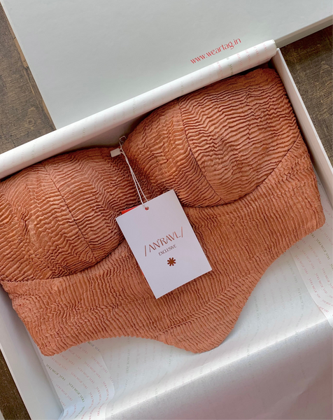 Rust Textured Top