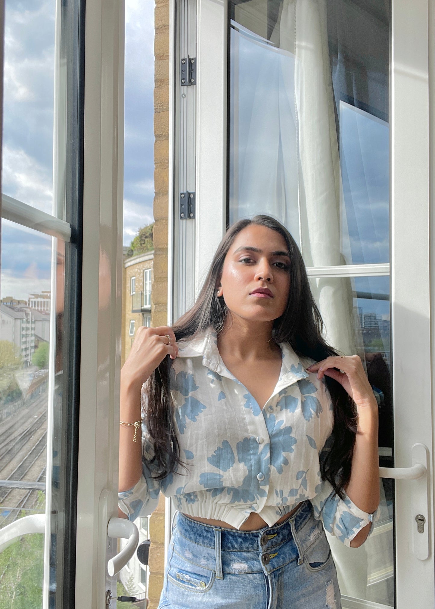Blue Daisy Shirt