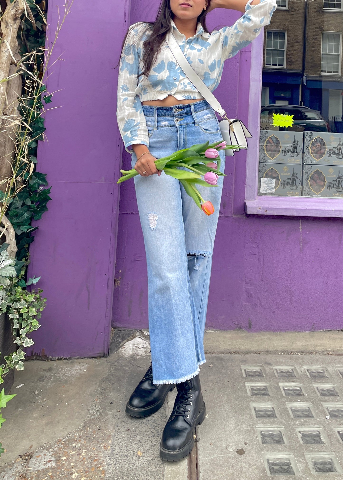 Blue Daisy Shirt