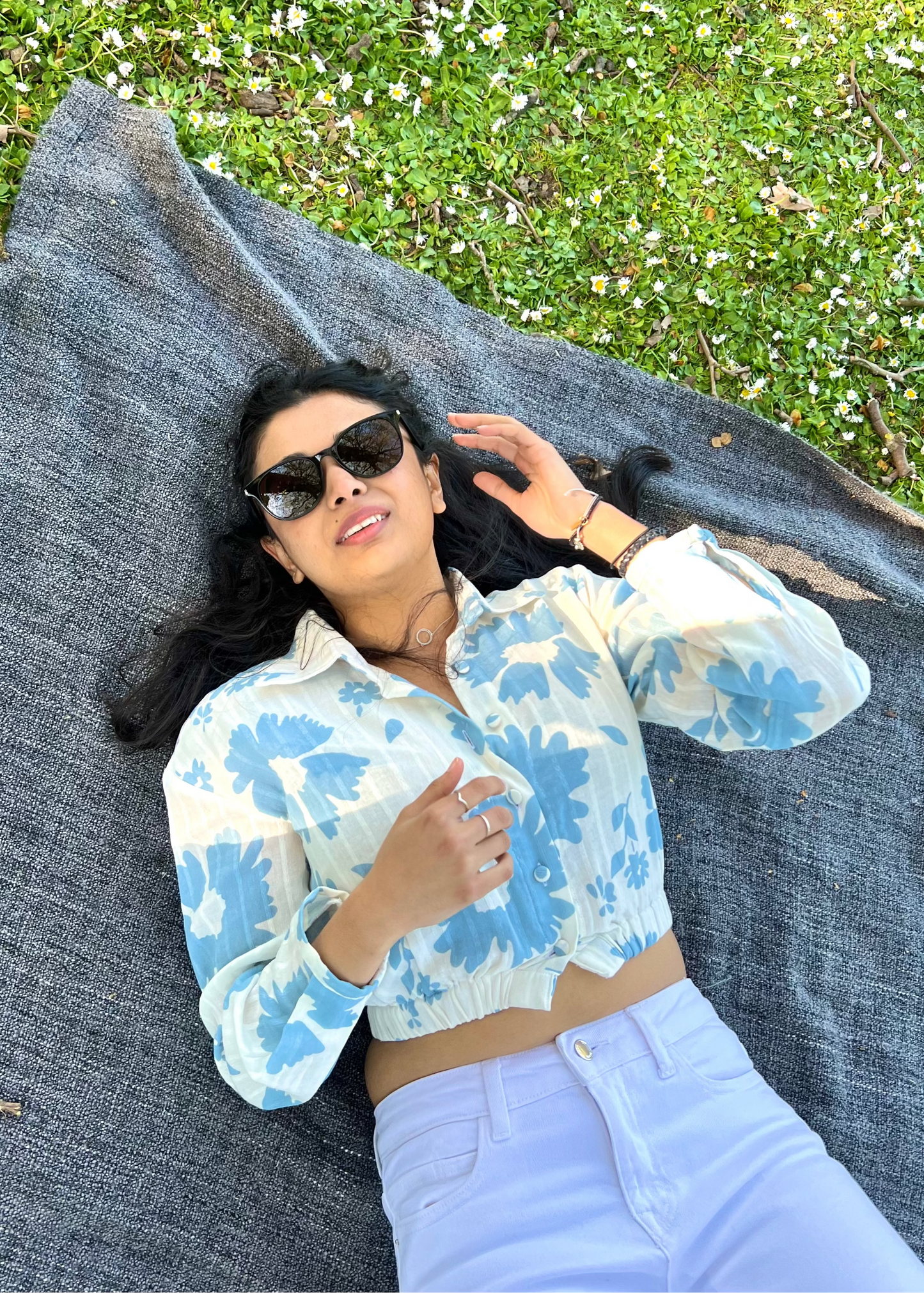 Blue Daisy Shirt