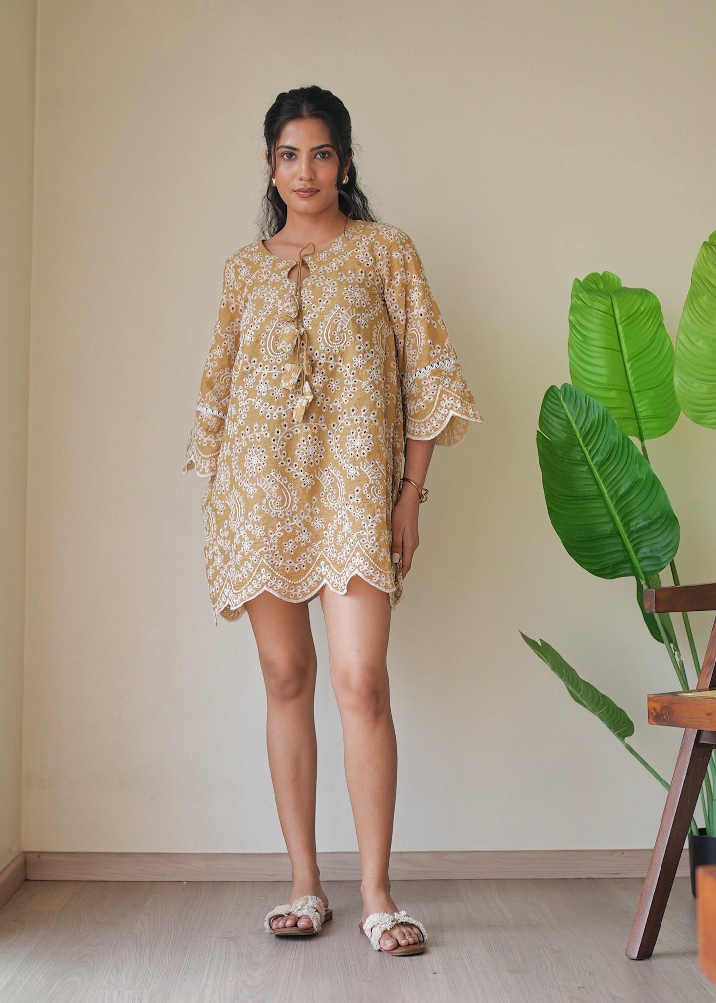 Marigold Cutwork Dress
