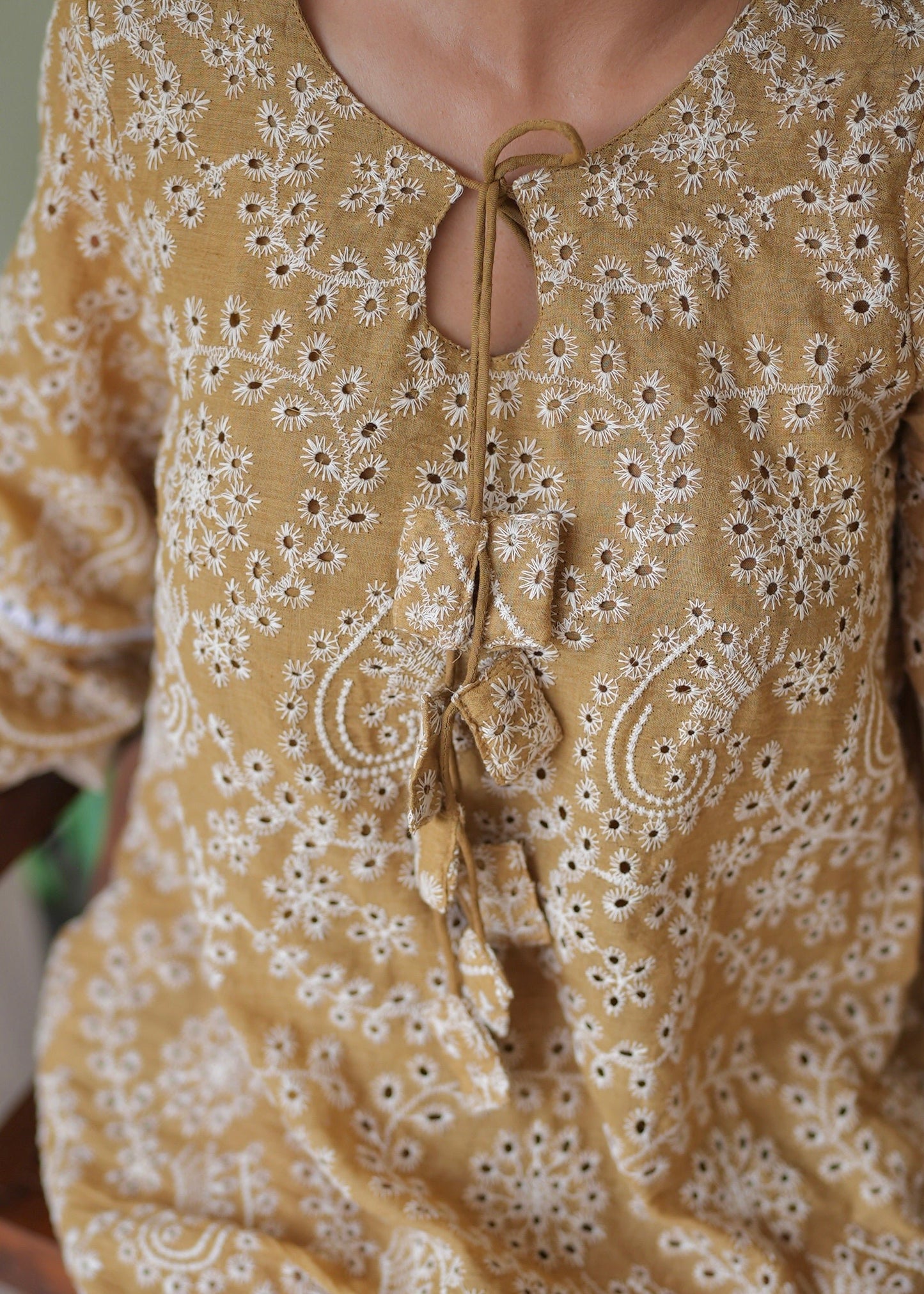 Marigold Cutwork Dress