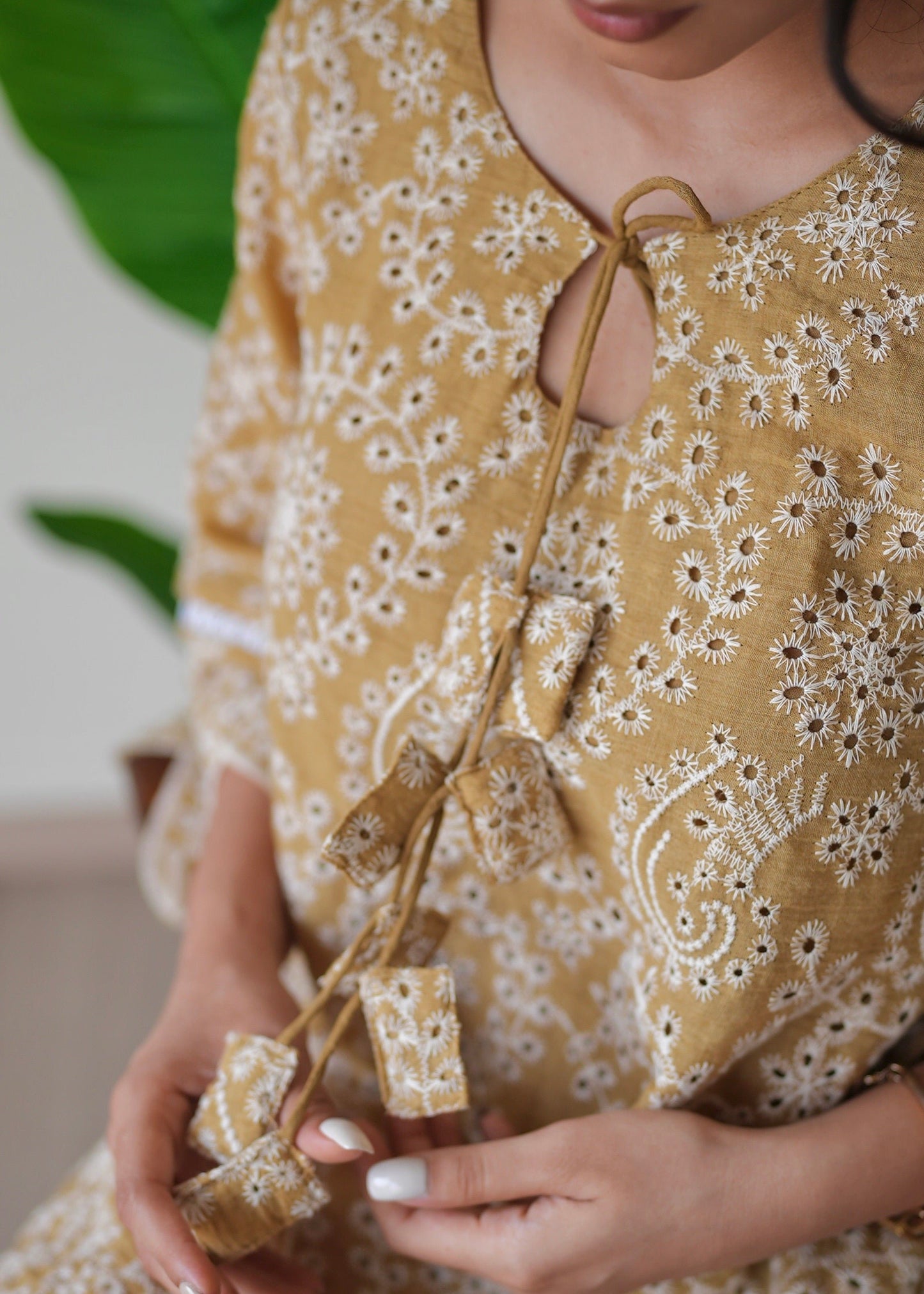 Marigold Cutwork Dress