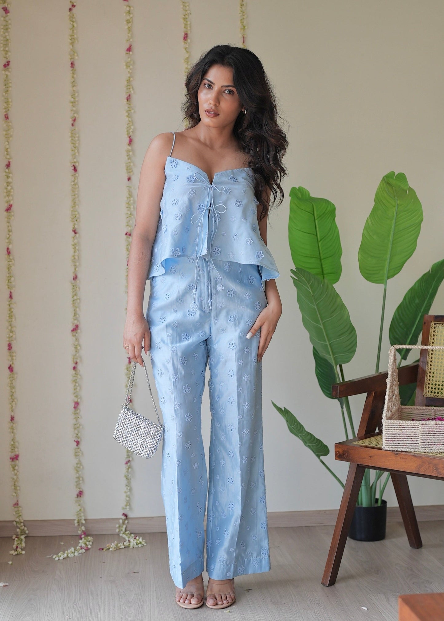 Skyla Tie Up Set (With Pants)