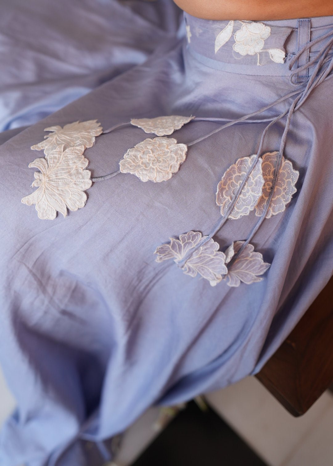 Lavender Bloom Skirt Set