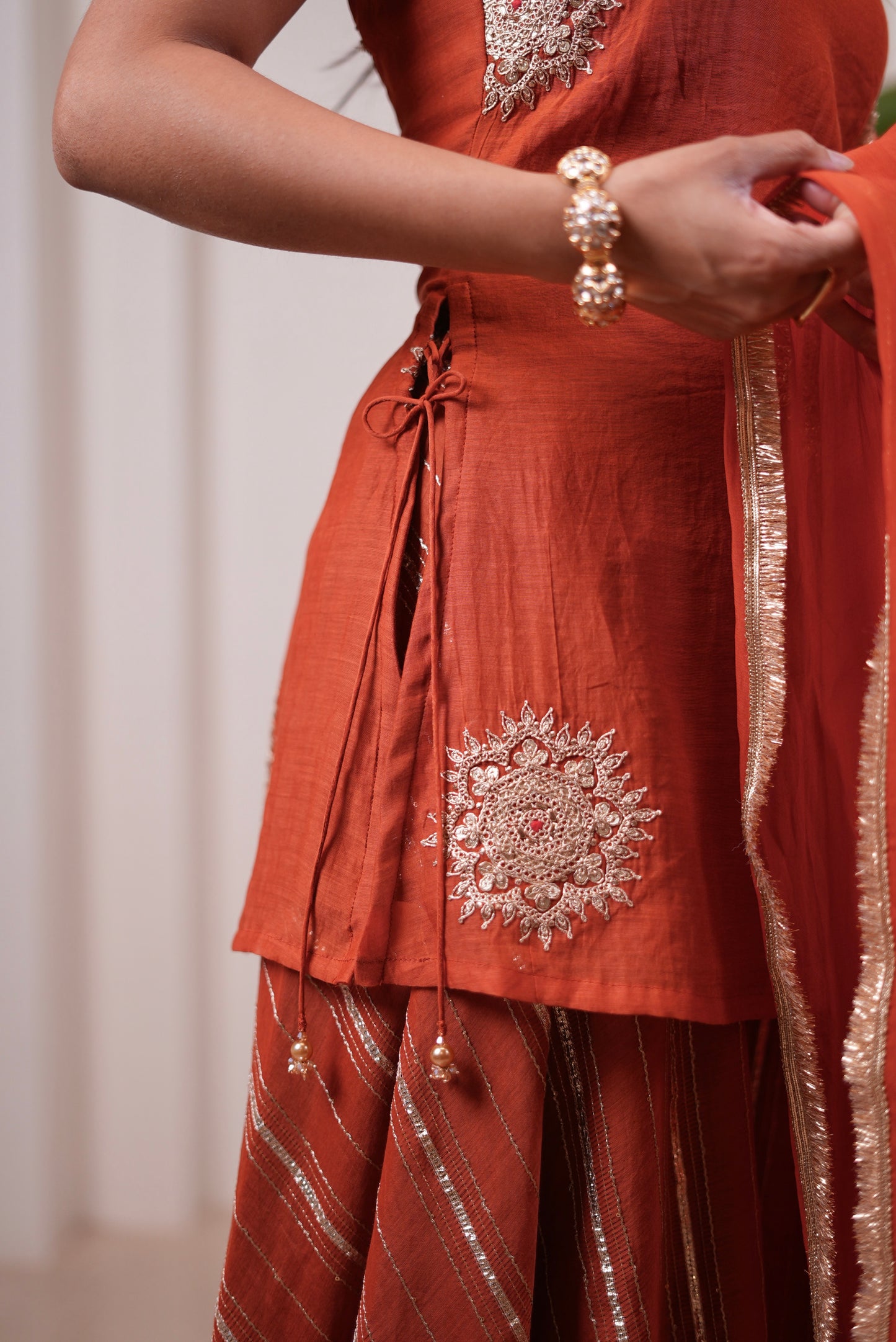 Tangerine Flared Set