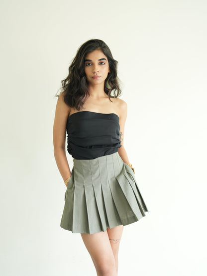 Olivia Pleated Mini Skirt