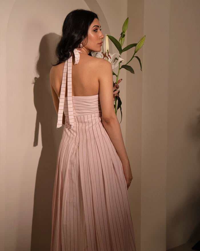 Mariposa Halter Neck Dress