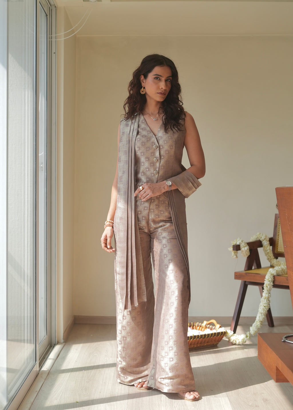 Sama Mauve Suit Set