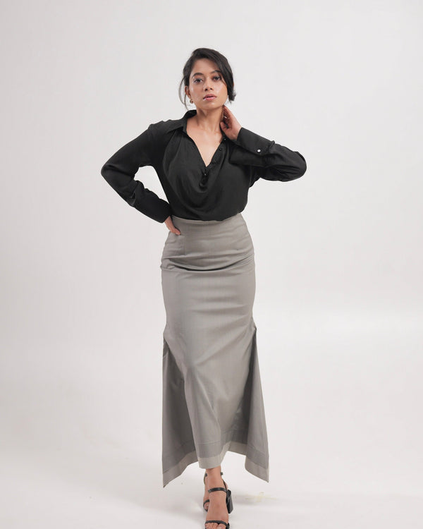 Steel Grey Mermaid Skirt alternate