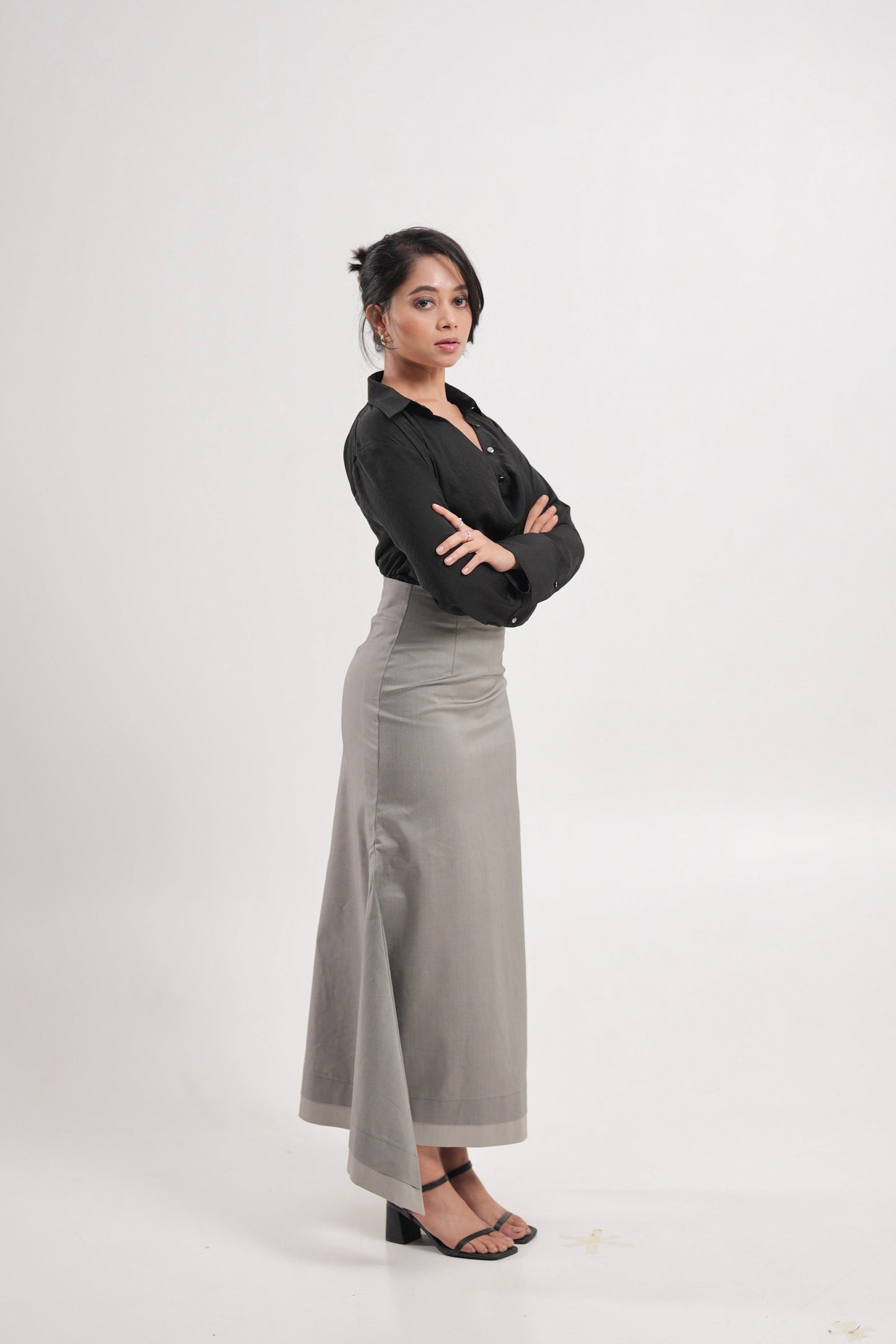 Steel Grey Mermaid Skirt