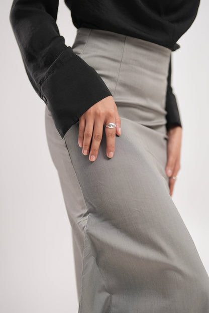 Steel Grey Mermaid Skirt