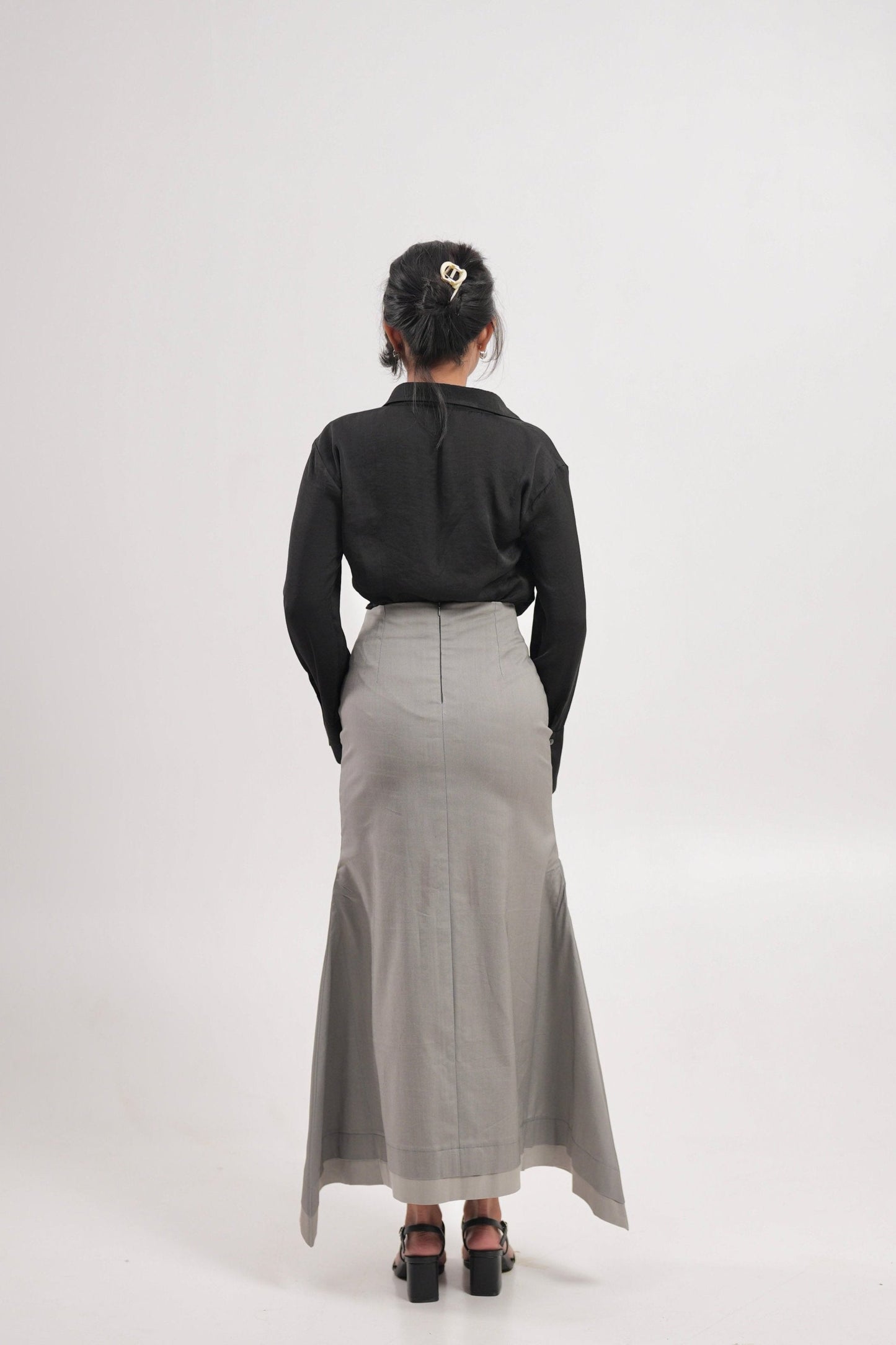 Steel Grey Mermaid Skirt