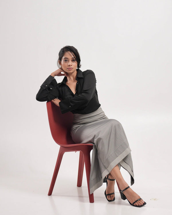 Steel Grey Mermaid Skirt