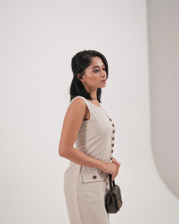 Linen Short Dress alternate