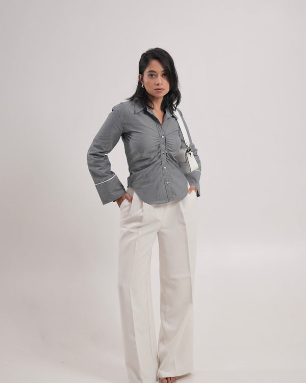 Pin Striped Fitted Shirt alternate