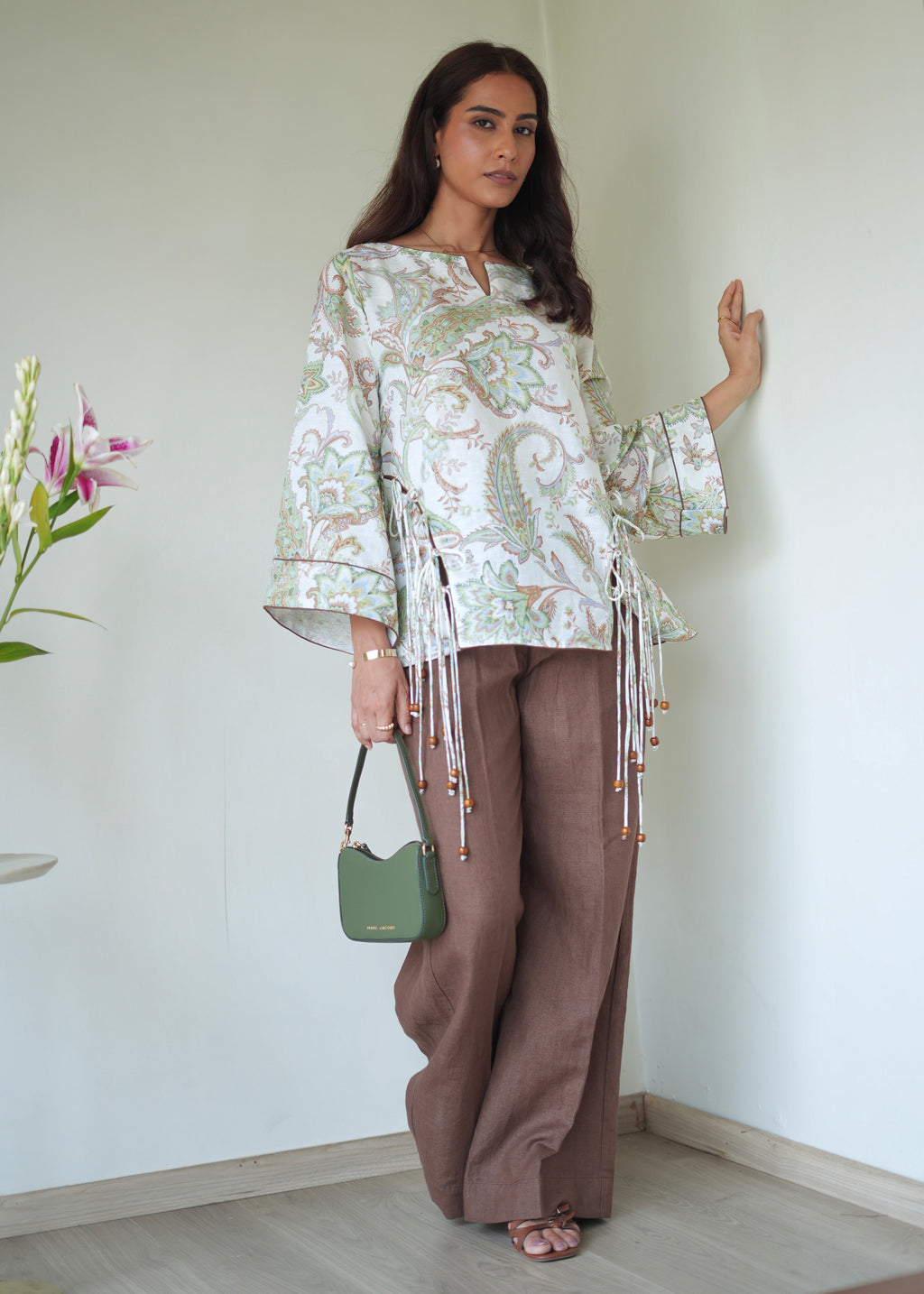 Dahlia Top & Umber Trousers Set