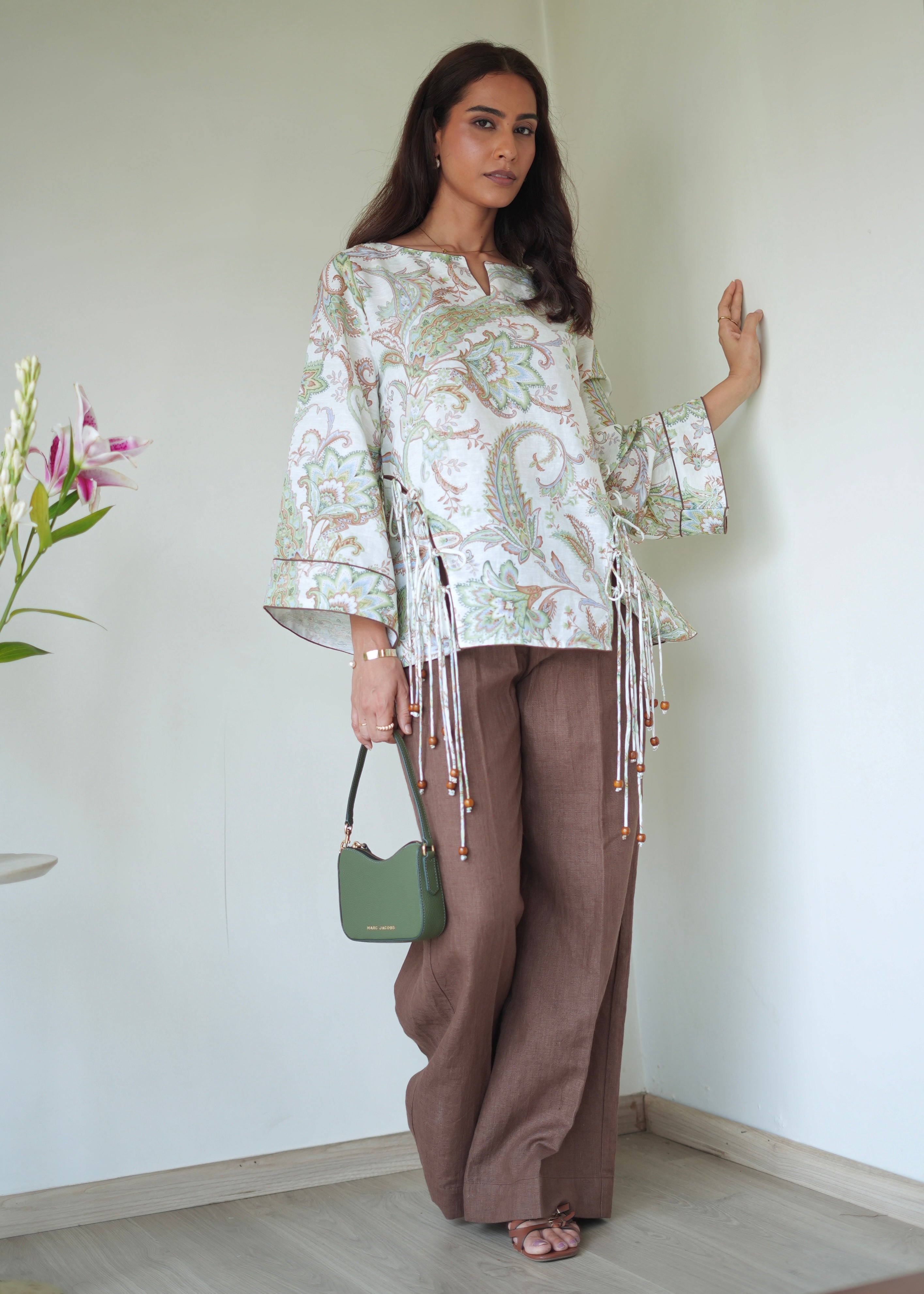 Dahlia Top & Umber Trousers Set
