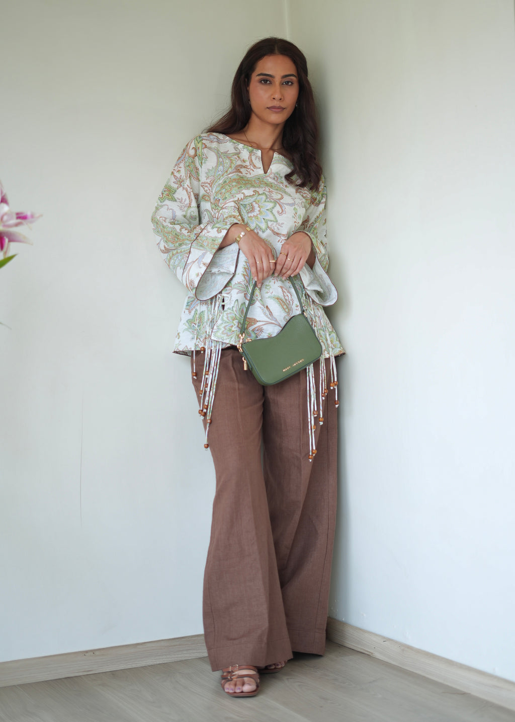 Dahlia Top & Umber Trousers Set