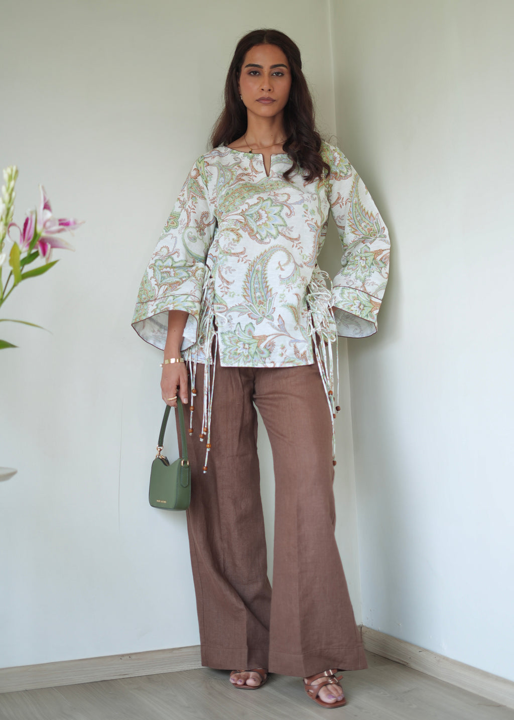 Dahlia Top & Umber Trousers Set