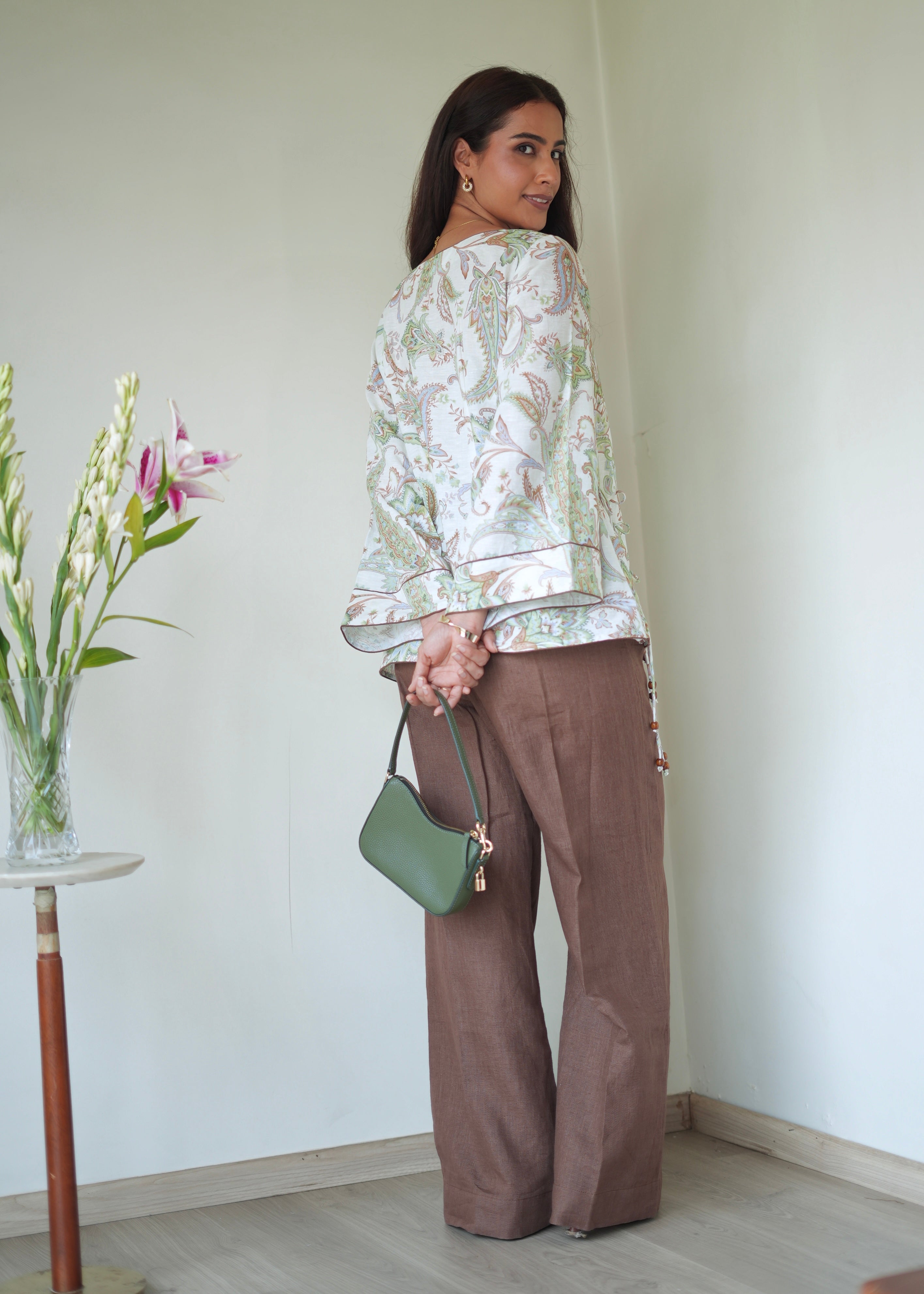 Dahlia Top & Umber Trousers Set