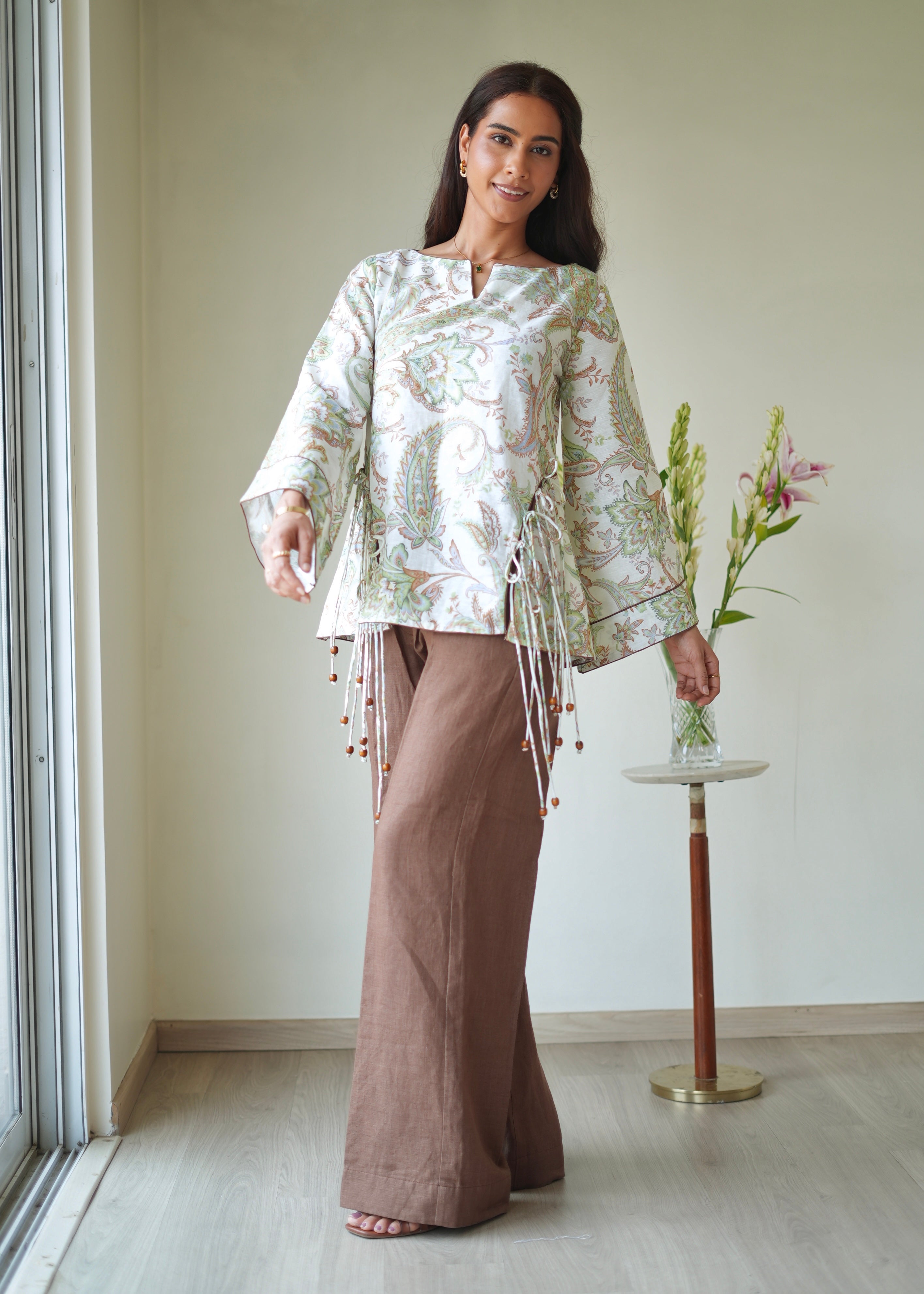 Dahlia Top & Umber Trousers Set