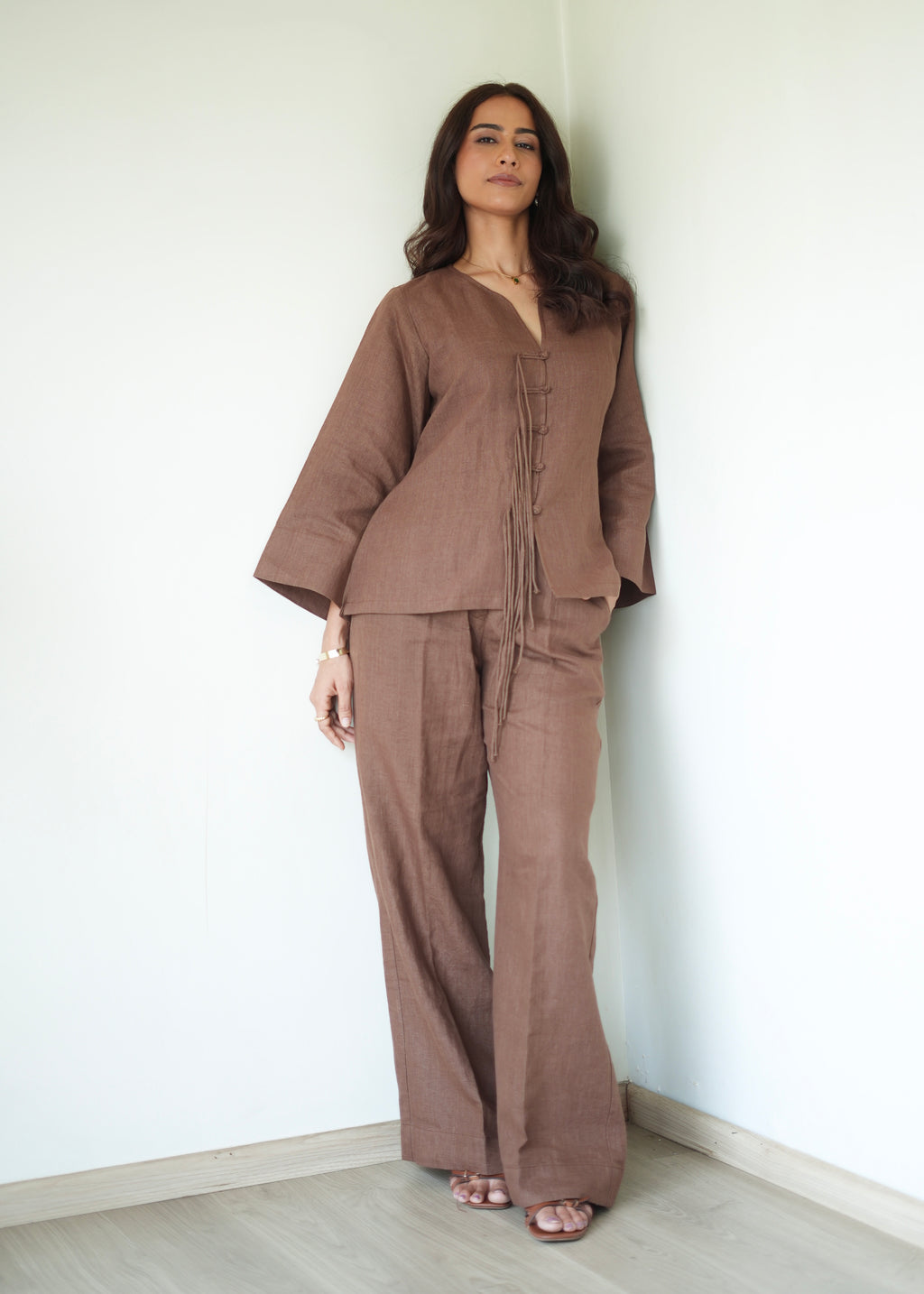 Umber Brown Tunic Set
