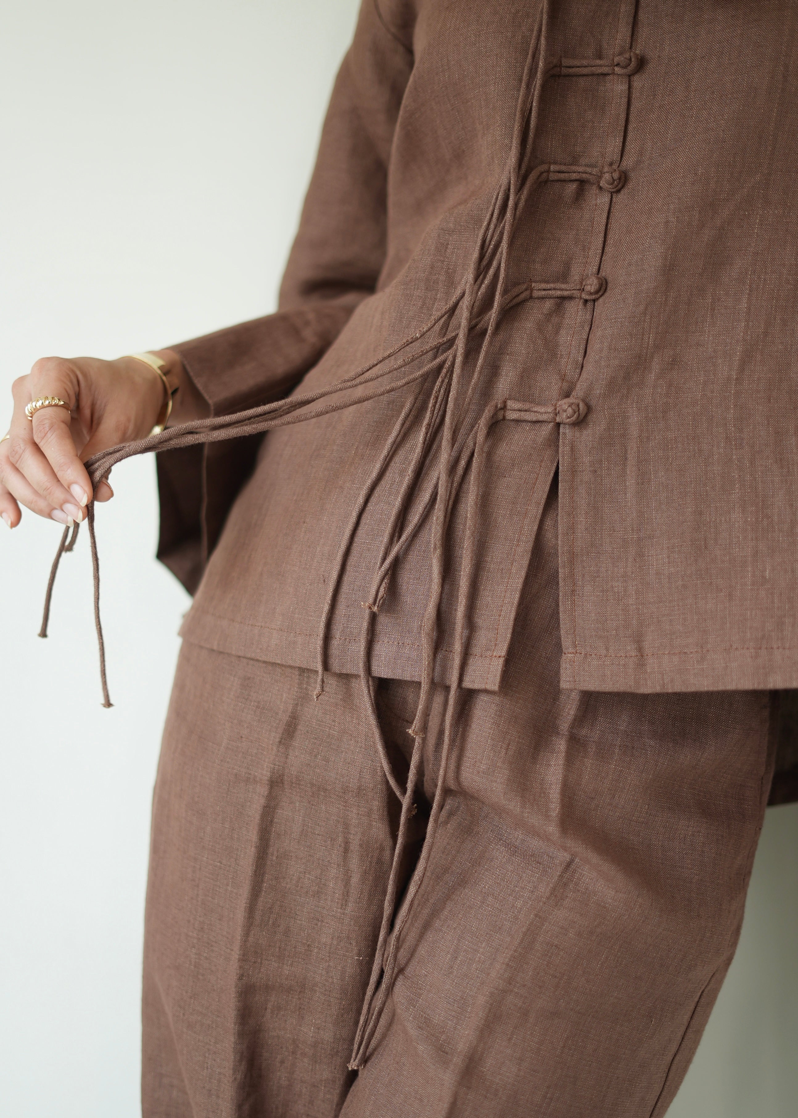 Umber Brown Tunic Set