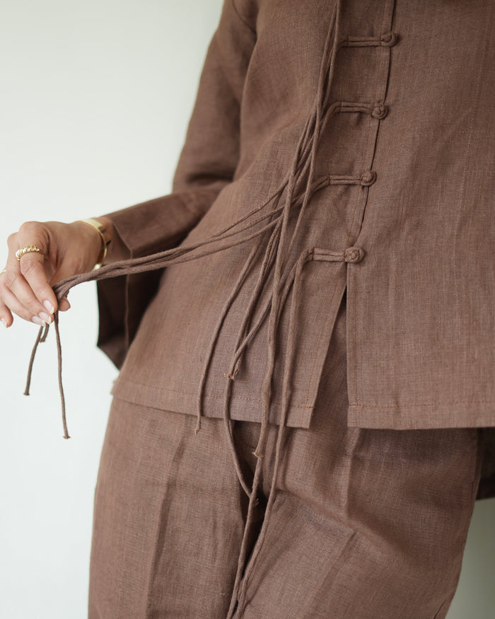 Umber Brown Tunic Set