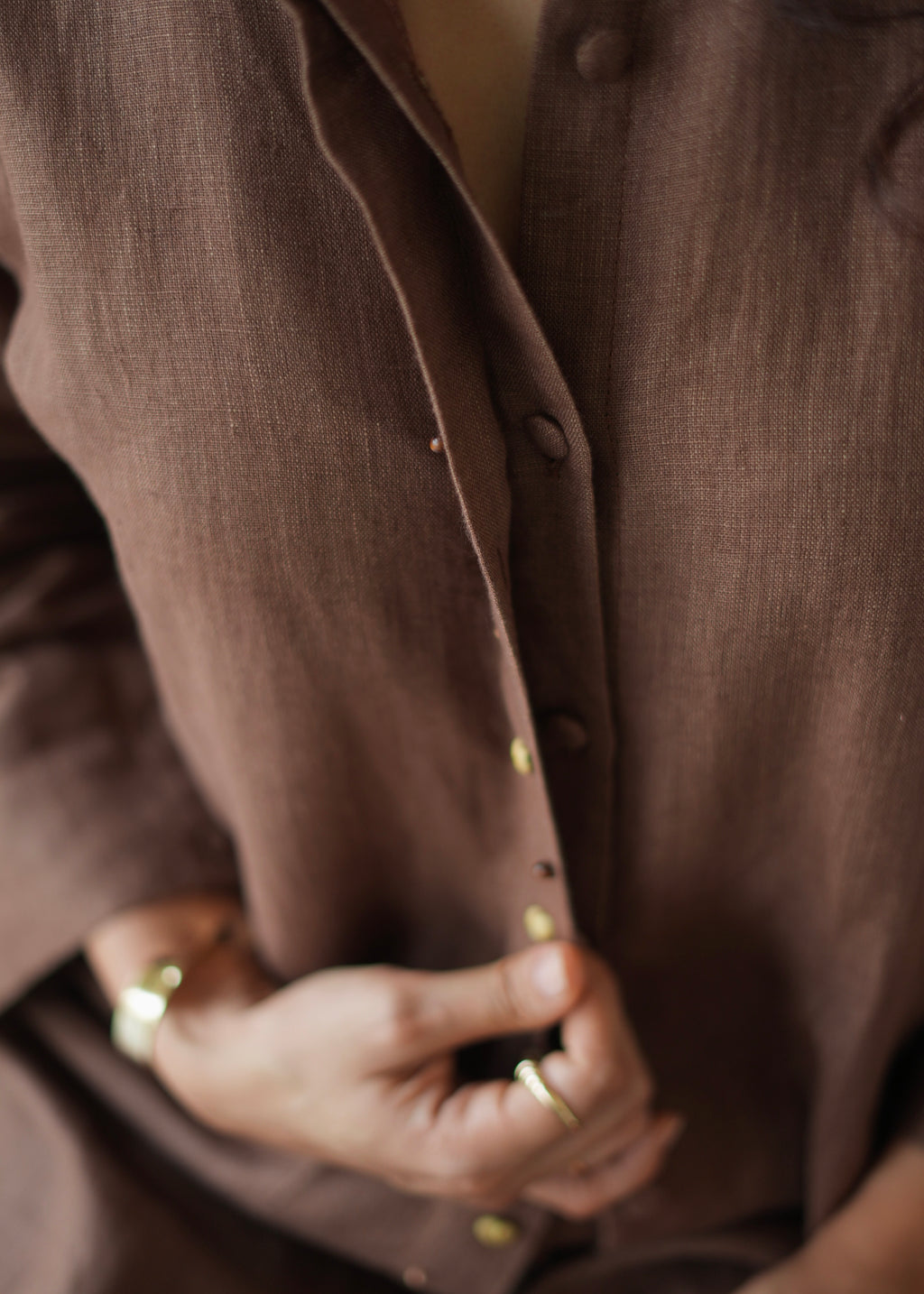 Umber Brown Long Kurta Set