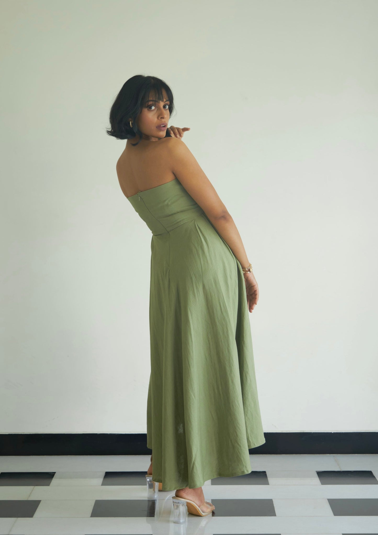 Pista Pleated Dress