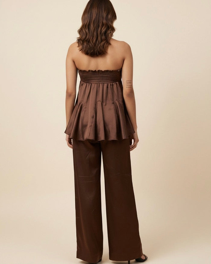 Espresso Satin Set