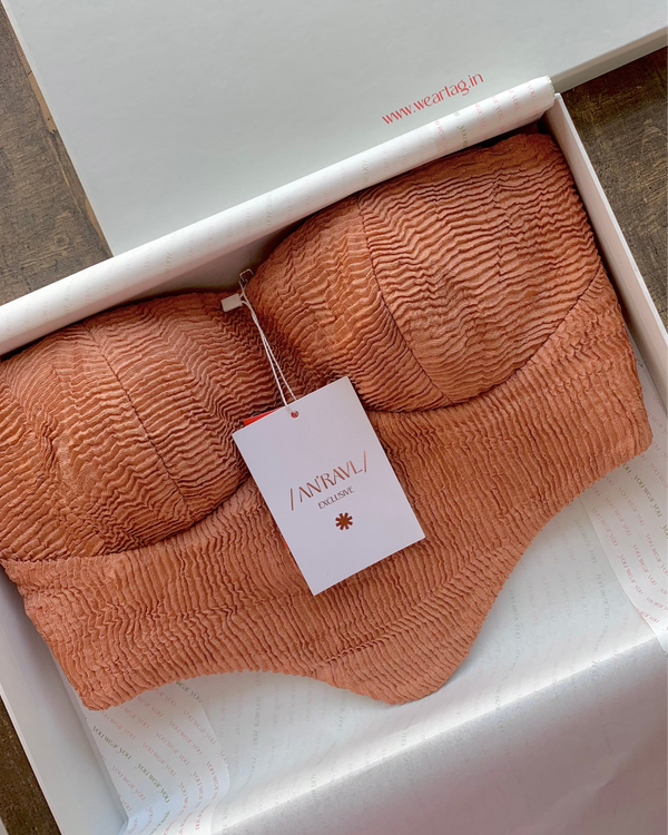 Rust Textured Top