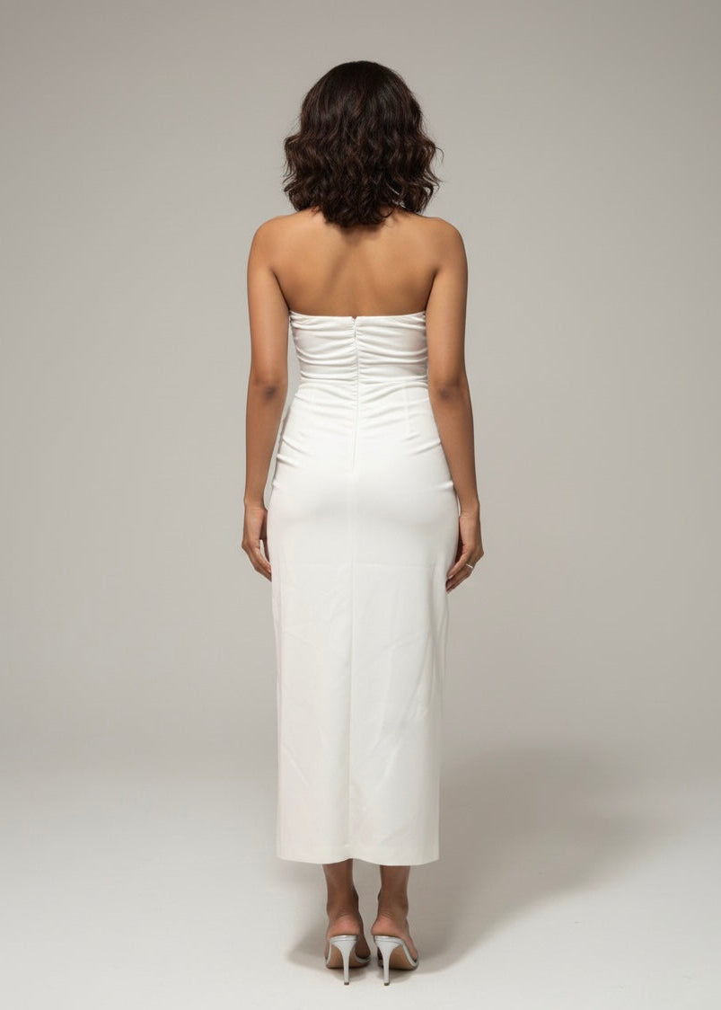 Ivory Sculpt Dress