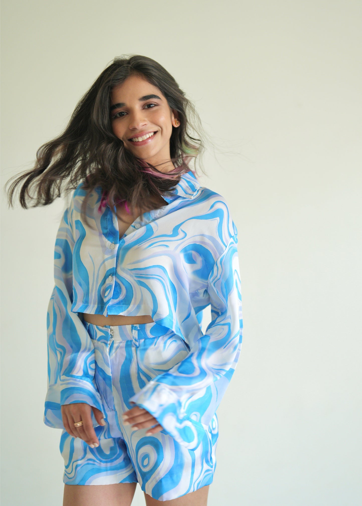 Wavy Shirt and Co-ord set