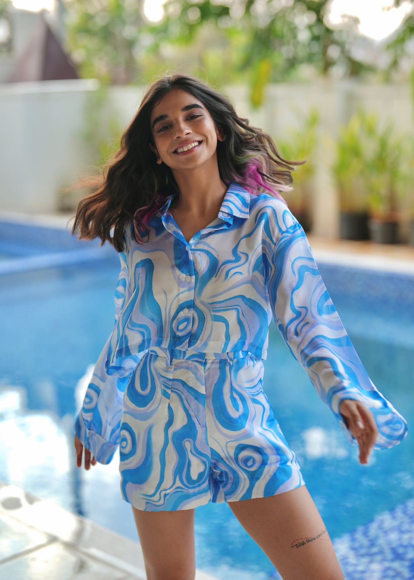 Wavy Shirt and Co-ord set