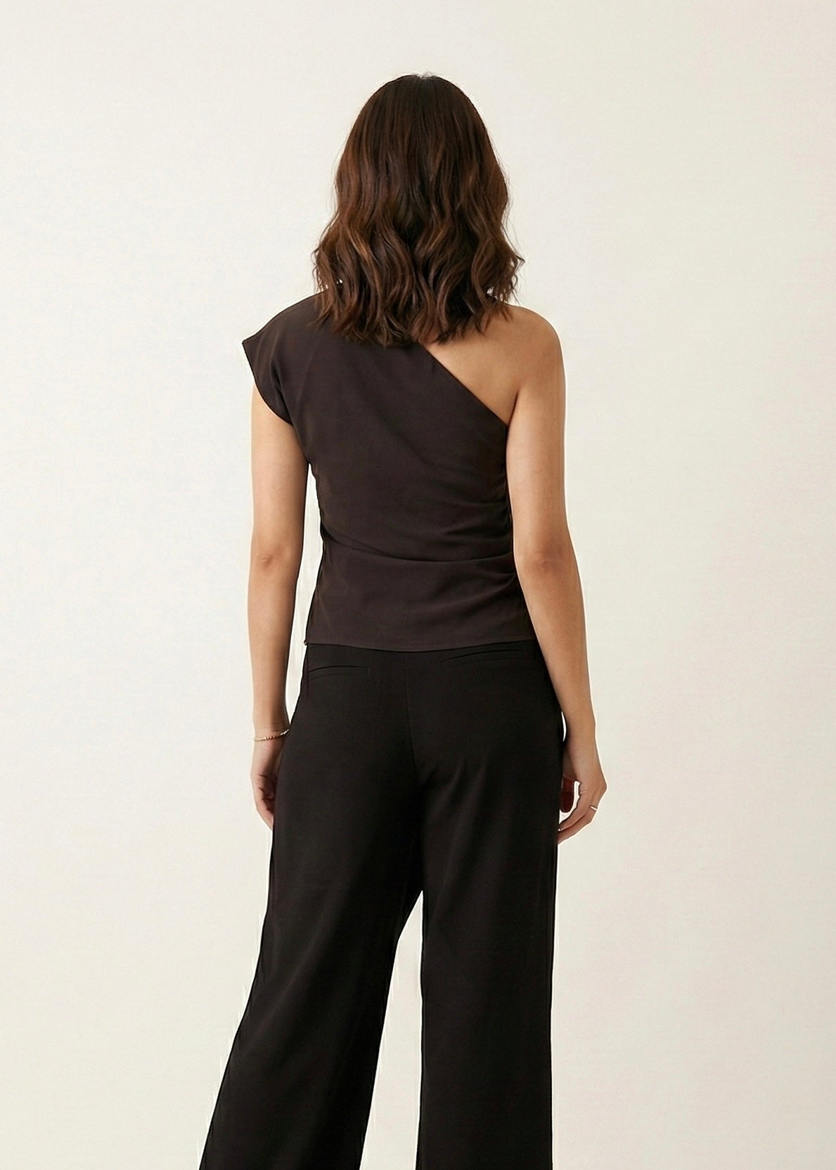 Soft Suede Drape Top