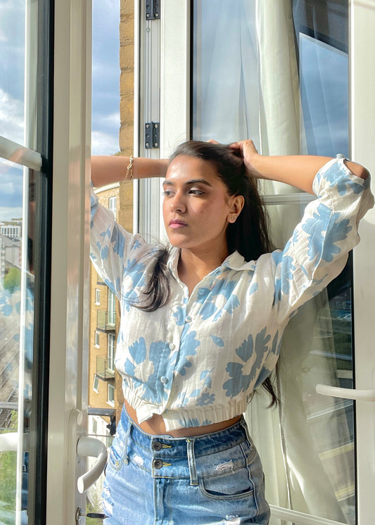 Blue Daisy Shirt