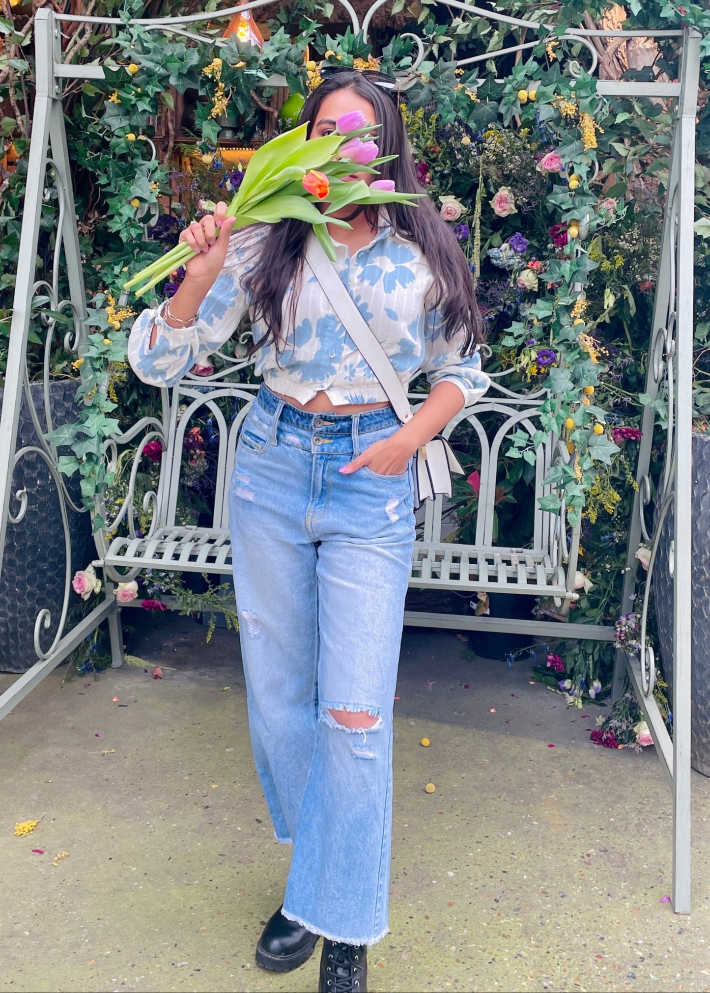 Blue Daisy Shirt