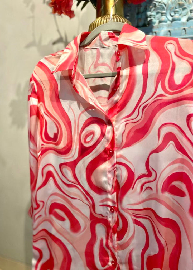 Wavy Shirt and Co-ord set