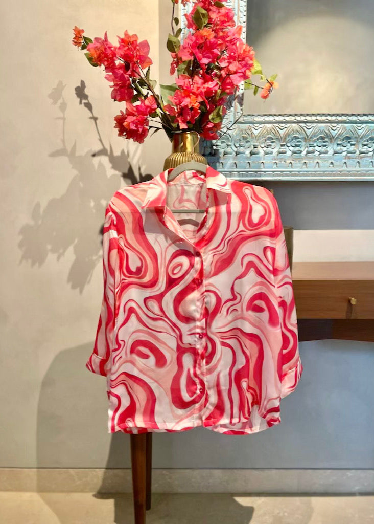 Wavy Shirt and Co-ord set