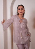 Gulzaar Grey Tunic & Pant Set